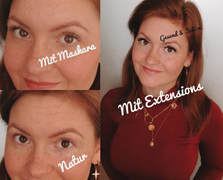 Wimpernextensions Beispiel von Gesund und Schön